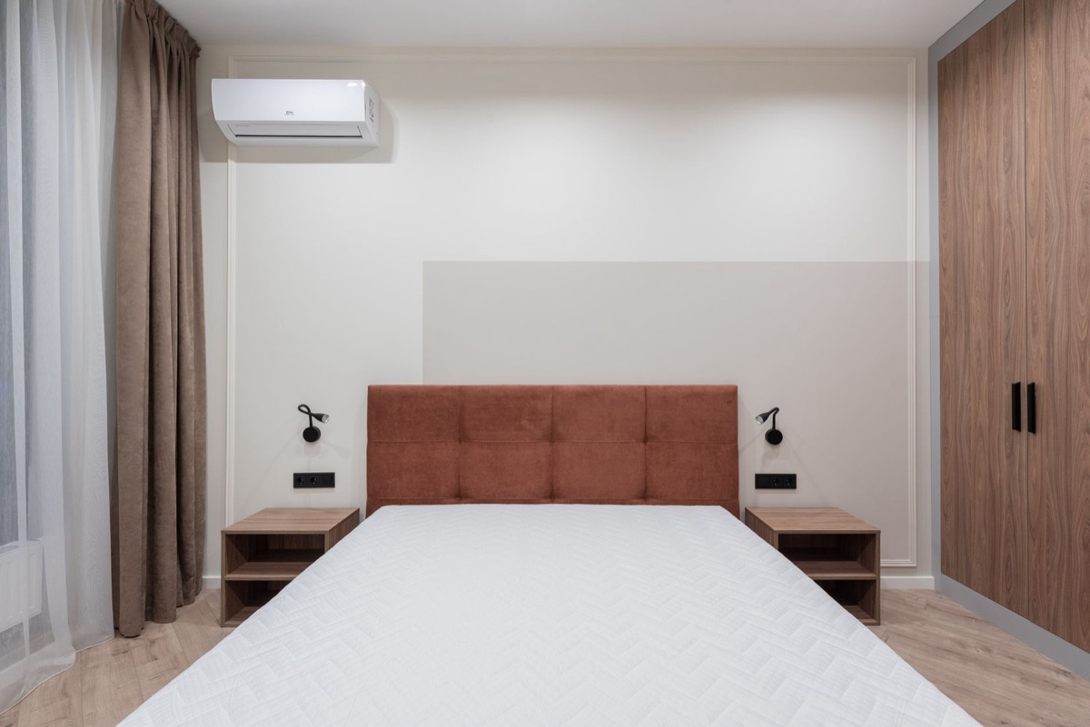 habitación con termoregulación